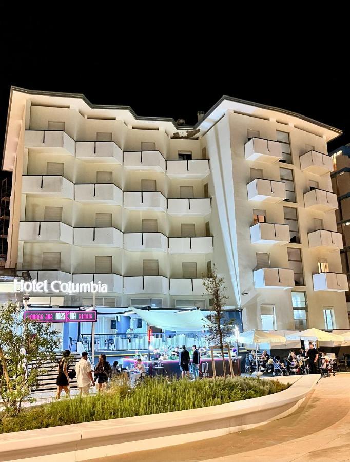Hotel Columbia Frontemare Rimini Dış mekan fotoğraf